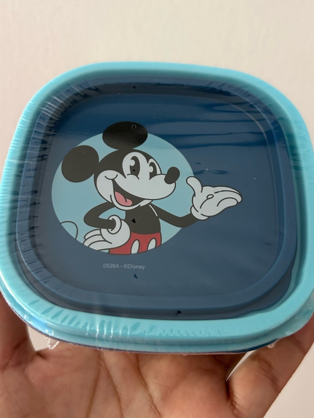 Disney Mickey Mouse Blue Food Storage Containers, 2-Pack
